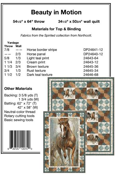 Beauty in Motion PDF Download Quilt Pattern by Pine Tree Country Quilts