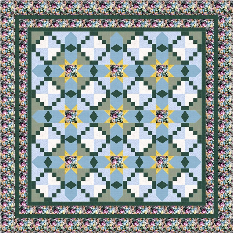 Camelot PDF Download Quilt Pattern by Always Quilts