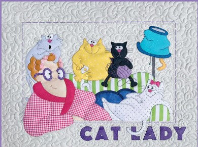 Cat Lady Quilt PDF Download Quilt Pattern by Amy Bradley