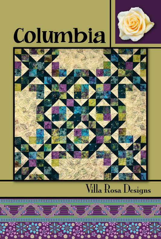 Columbia PDF Quilt Pattern by Villa Rosa Designs