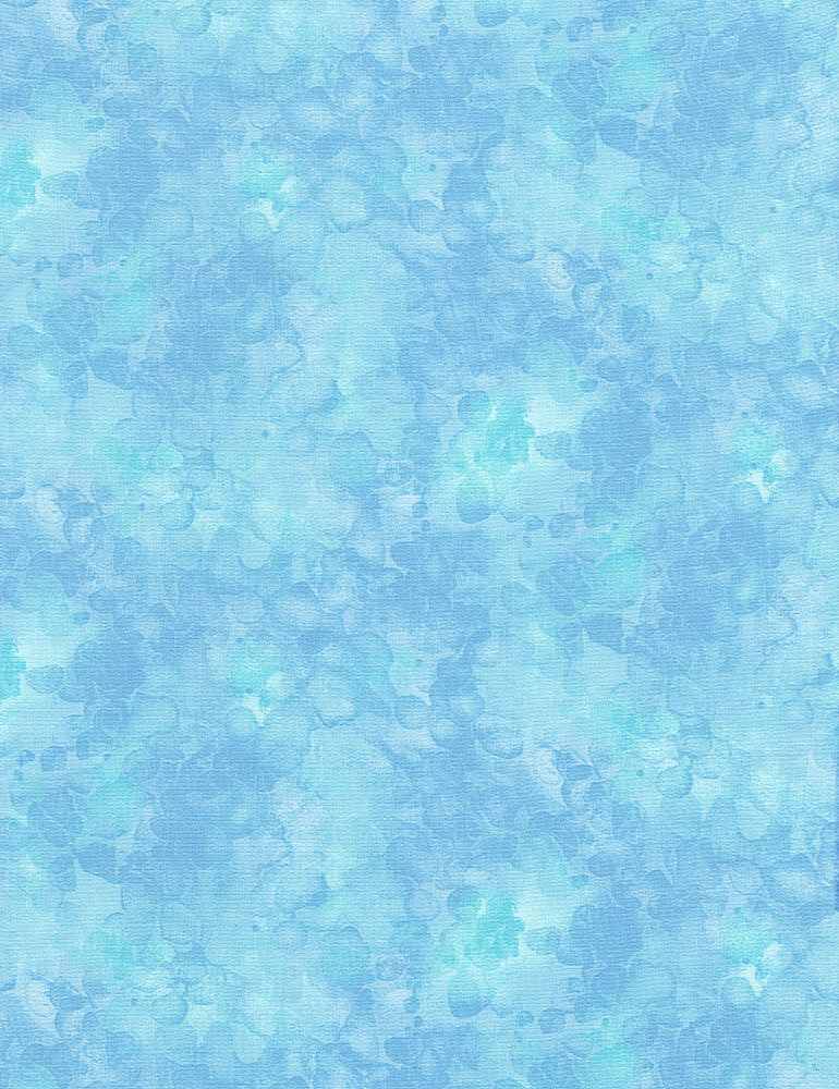 Dream SOLID-ISH WATERCOLOR TEXTURE Blue Fabric