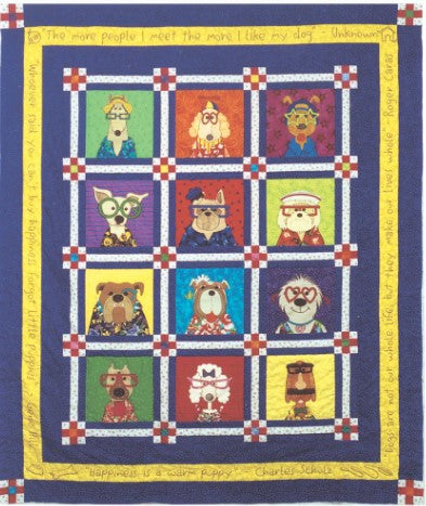 Dazzling Dogs PDF Download Quilt Pattern by Amy Bradley