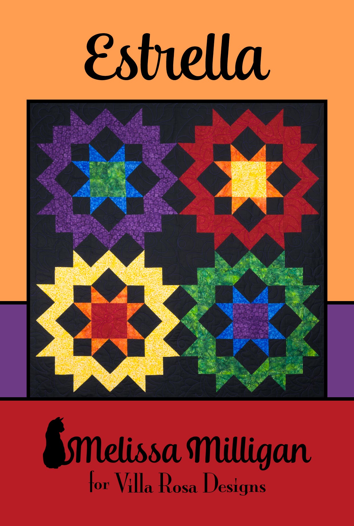 Estrella PDF Quilt Pattern by Villa Rosa Designs
