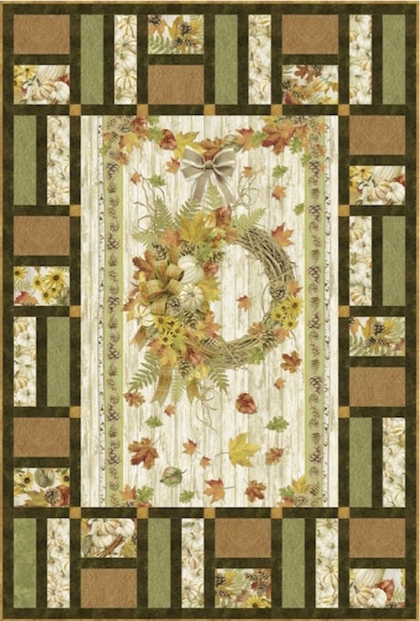 Fall Window PDF Download Quilt Pattern by Pine Tree Country Quilts