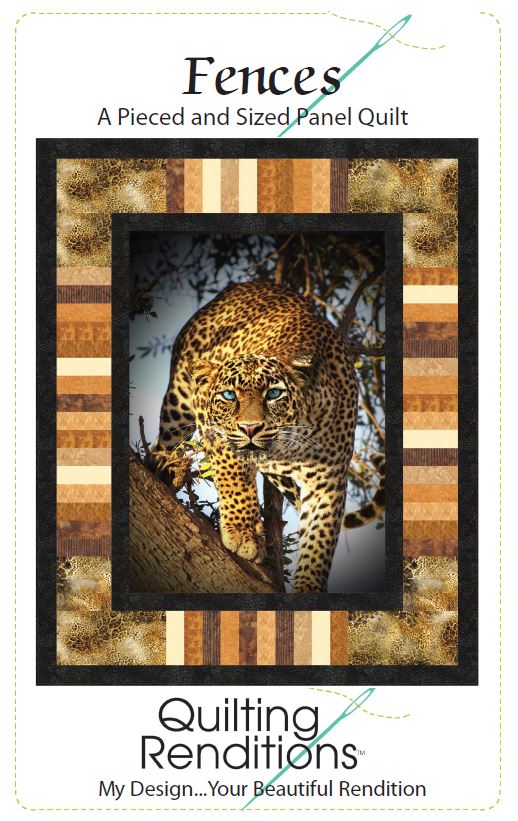 Fences PDF Download Panel Quilt Pattern by Quilting Renditions