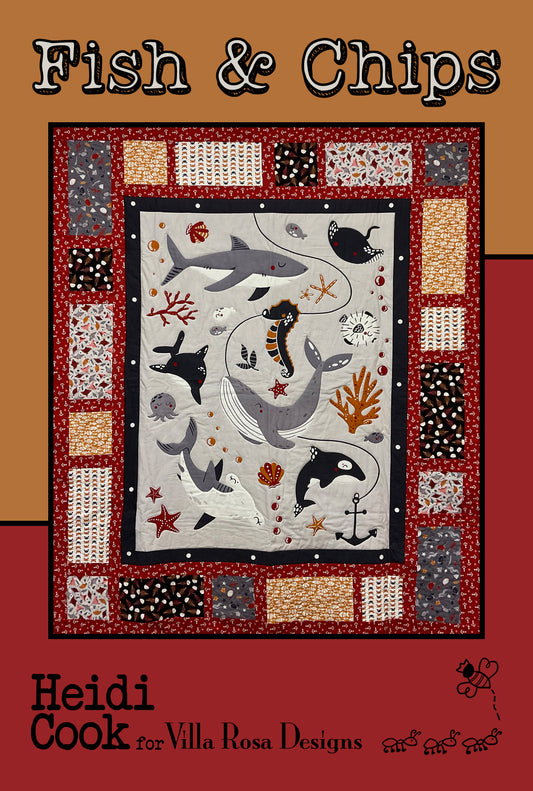Fish and Chips PDF Quilt Pattern by Villa Rosa Designs