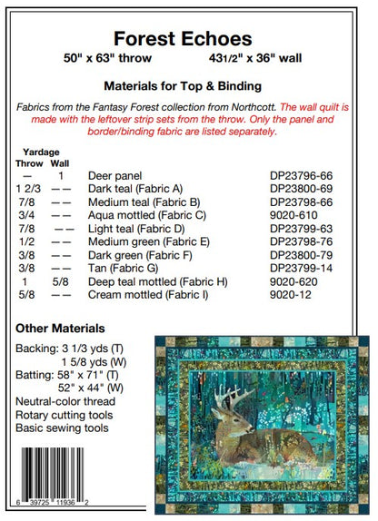Forest Echoes PDF Download Quilt Pattern by Pine Tree Country Quilts
