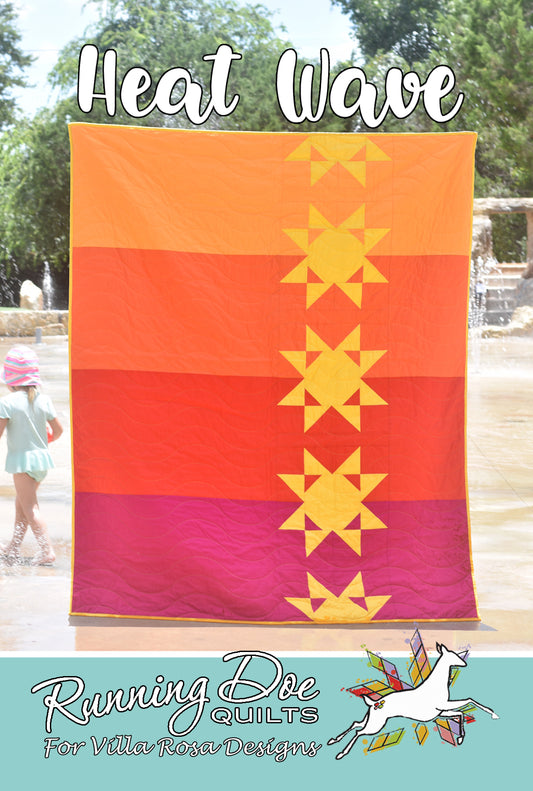 Heat Wave PDF Quilt Pattern by Villa Rosa Designs
