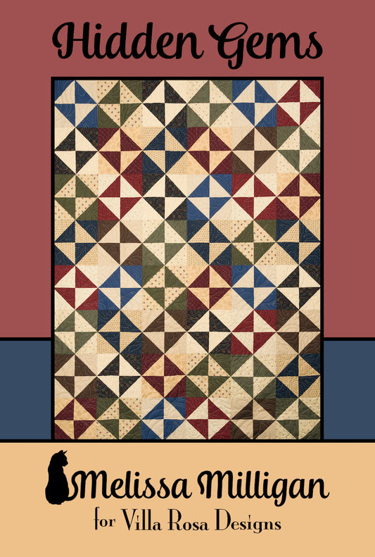 Hidden Gems PDF Quilt Pattern by Villa Rosa Designs
