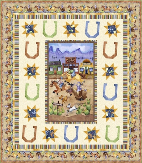 Horsin Around PDF Download Quilt Pattern by Pine Tree Country Quilts