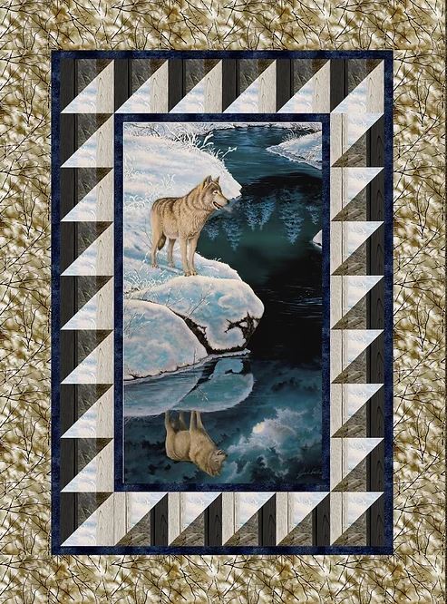 Incline PDF Download Panel Quilt Pattern by Quilting Renditions