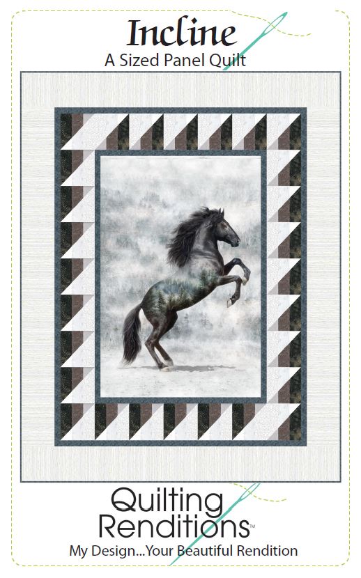 Incline PDF Download Panel Quilt Pattern by Quilting Renditions