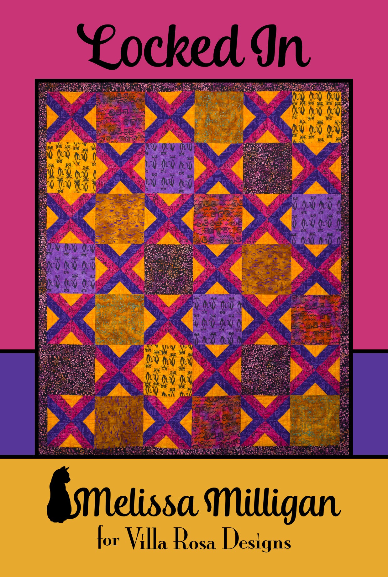 Locked In PDF Quilt Pattern by Villa Rosa Designs