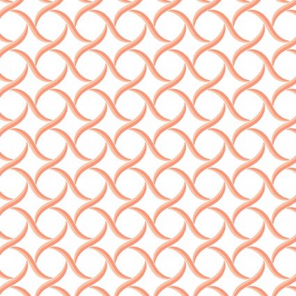 Sommersville Geometric Red on White Cotton Quilting Fabric *