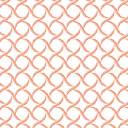 Sommersville Geometric Red on White Cotton Quilting Fabric