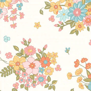 Sunset Blooms Cotton Quilting Fabric