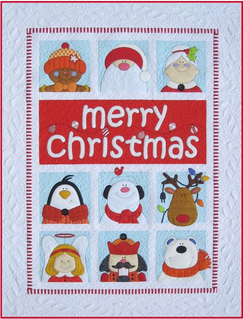 Merry Christmas PDF Download Quilt Pattern by Amy Bradley