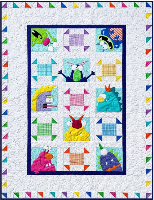 Monsters PDF Download Quilt Pattern by Amy Bradley