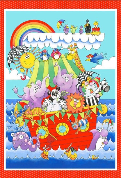 Noah's Ark Story Fabric Panel #20**