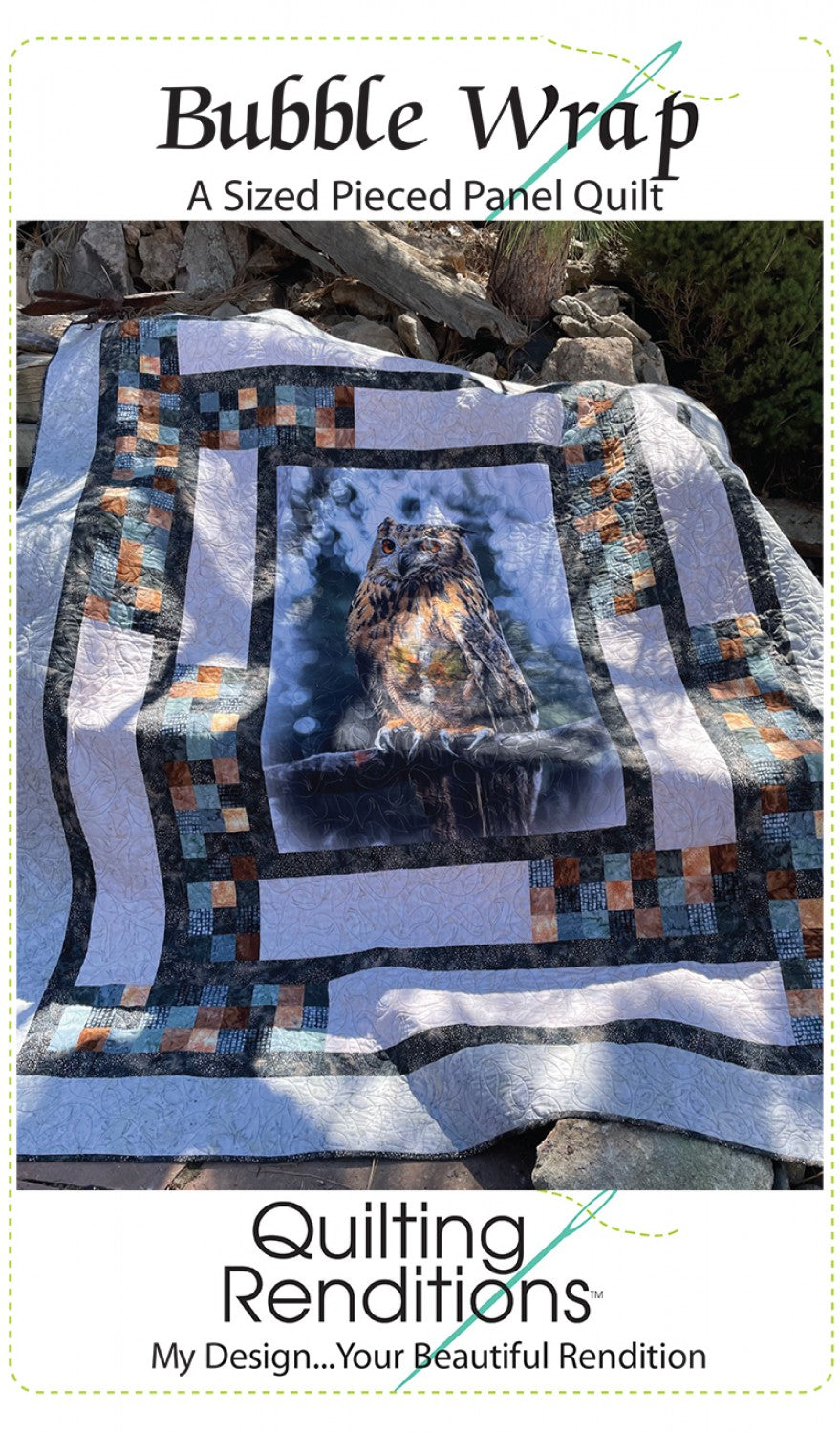 Bubble Wrap Panel PDF Quilt Pattern by Quilting Renditions