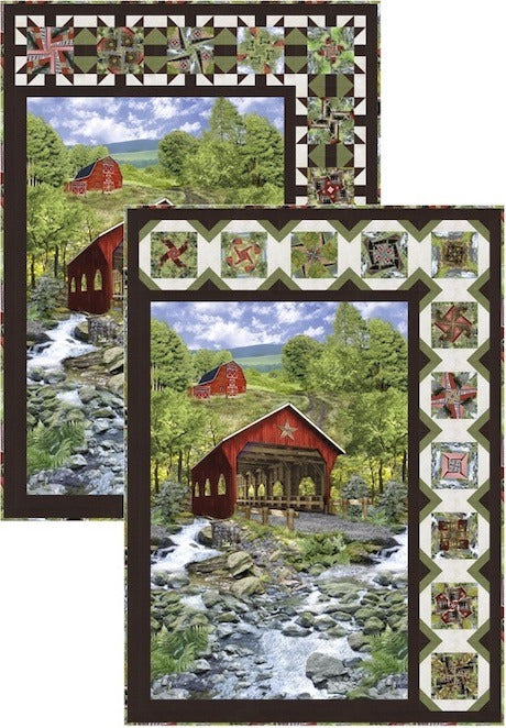 Quick Twist Revolution Covered Bridge PDF Download Quilt Pattern by Pine Tree Country Quilts