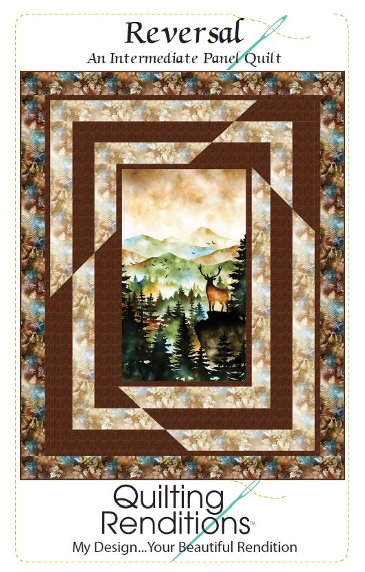 Reversal PDF Download Panel Quilt Pattern by Quilting Renditions