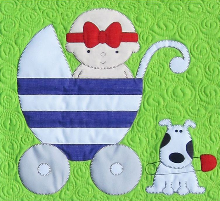 Babies Seven Block PDF Download Quilt Pattern by Amy Bradley