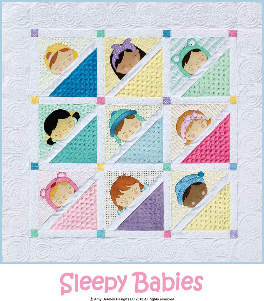 Sleepy Babies Quilt PDF Download Quilt Pattern by Amy Bradley