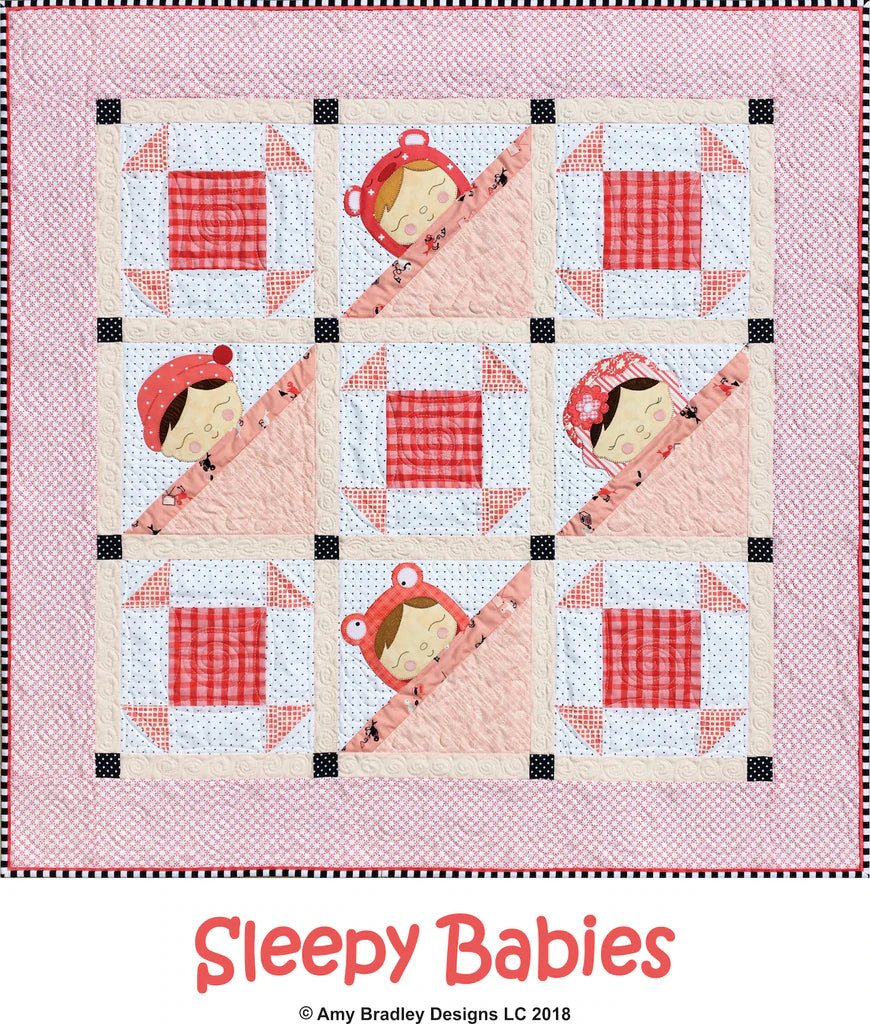 Sleepy Babies Quilt PDF Download Quilt Pattern by Amy Bradley