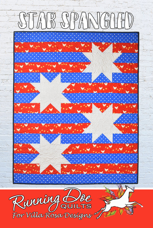 Star Spangled PDF Quilt Pattern by Villa Rosa Designs