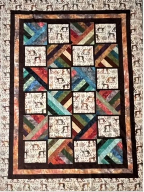 Sticks and Stones PDF Download Panel Quilt Pattern by Quilting Renditions