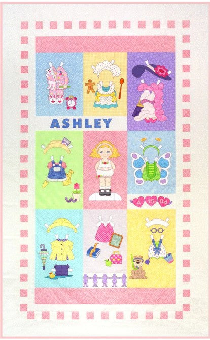 Sugar and Spice Paper Doll PDF Download Quilt  by Amy Bradley