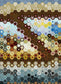 Sunset Rodeo Cowboy Fabric Panel #83