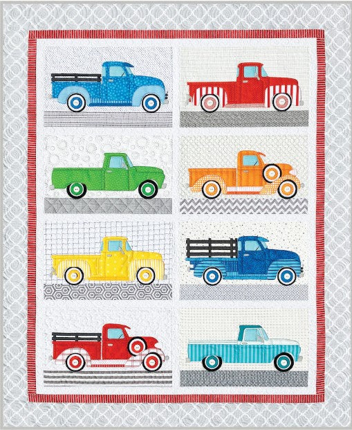 Trucks PDF Download Quilt Pattern by Amy Bradley