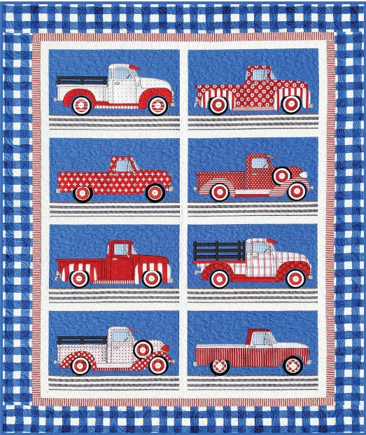 Trucks PDF Download Quilt Pattern by Amy Bradley