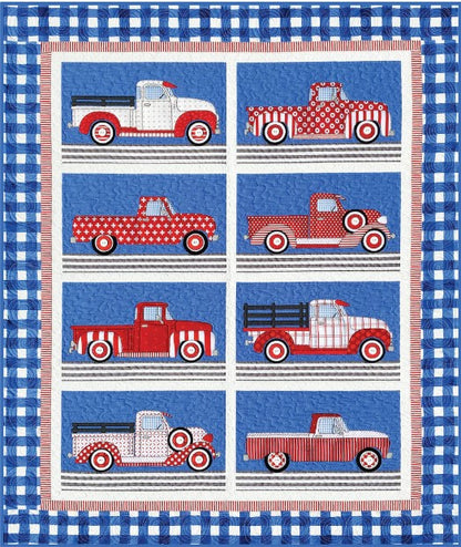 Trucks PDF Download Quilt Pattern by Amy Bradley