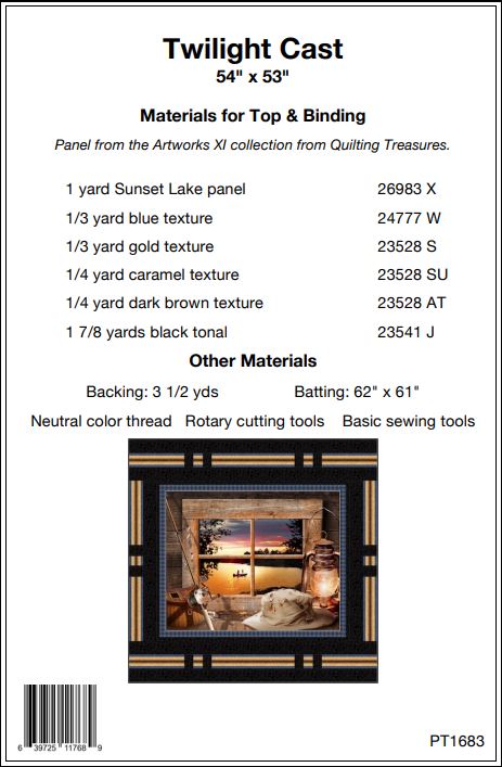 Twilight Cast PDF Download Quilt Pattern by Pine Tree Country Quilts