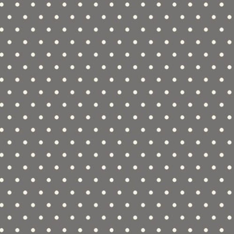Grumpy Cat Dot Grey Fabric