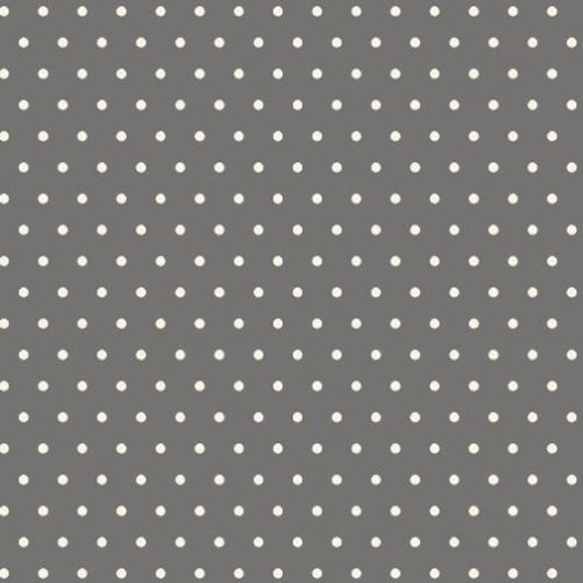 Grumpy Cat Dot Grey Fabric
