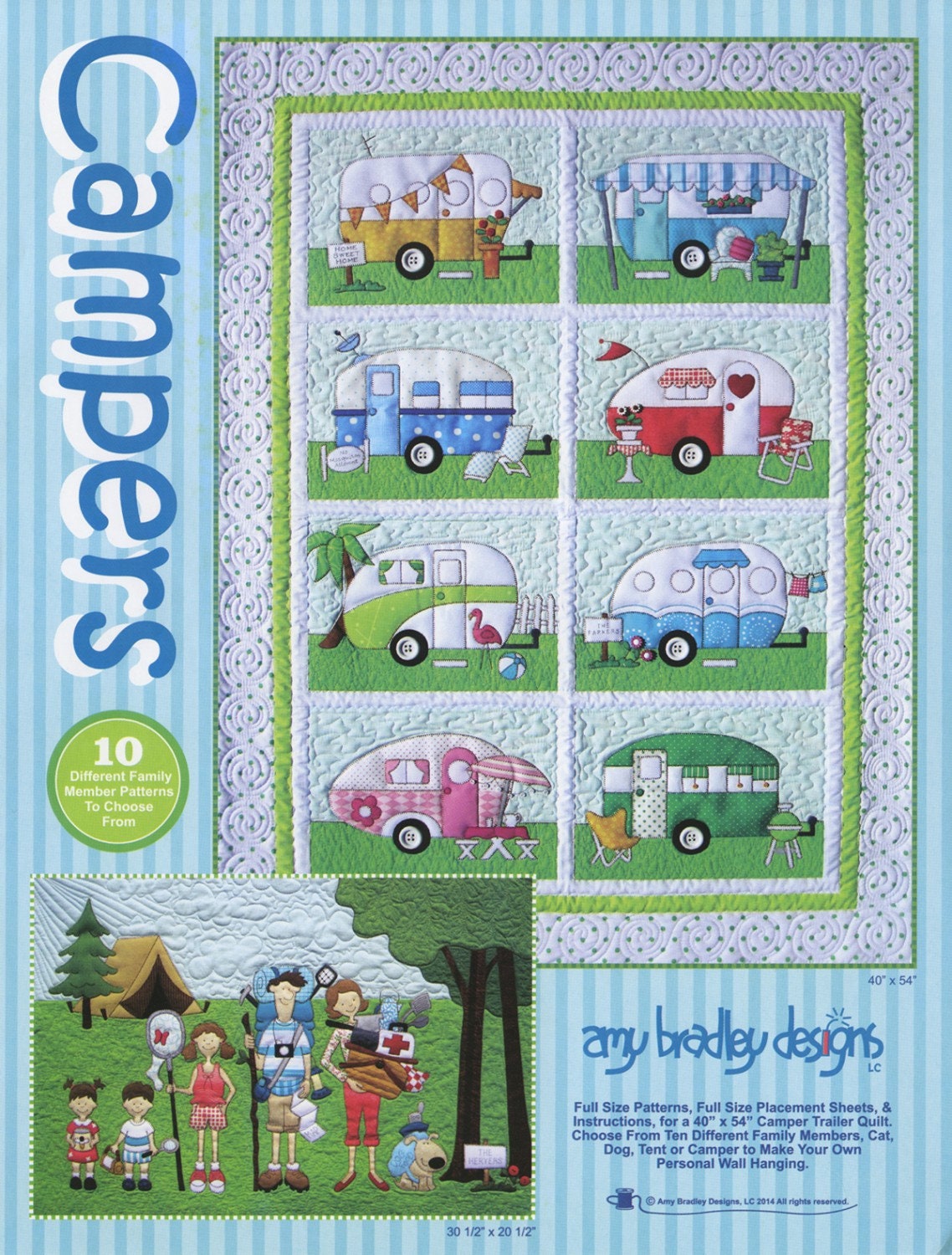 Campers Quilt Pattern