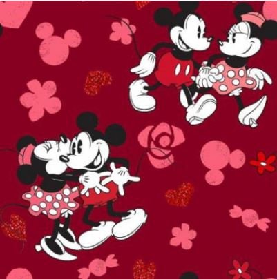 Mickey and Minnie, Love Fabric