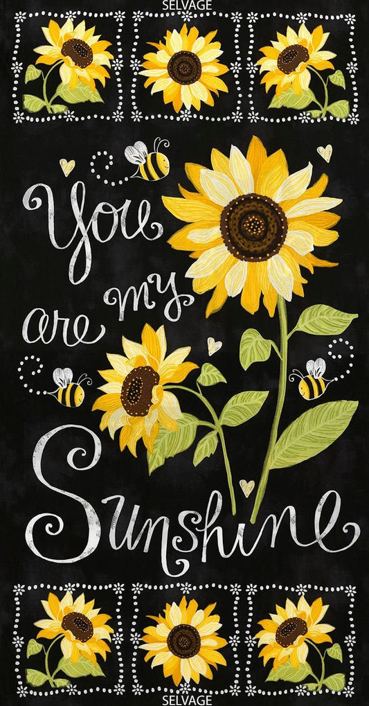 You are My Sunshine Fabric Panel by Timeless Treasures